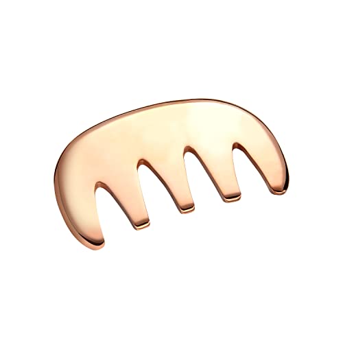 Magenergy Gua Sha Tool（Comb Shape） Pure Copper Scraping Back Massager Guasha Board For Neck And Body Special Gifts For Grandparents Parents Friends #TOP8
