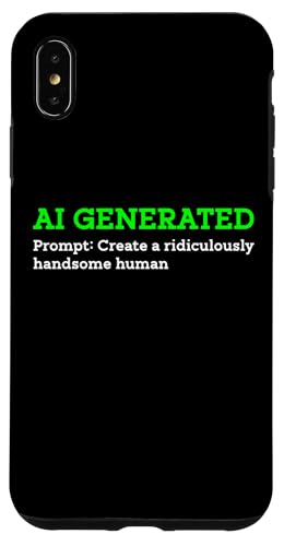 Funny AI Generated Create Beatulously Handsome Human Y X}zP[X iPhone XS Max p