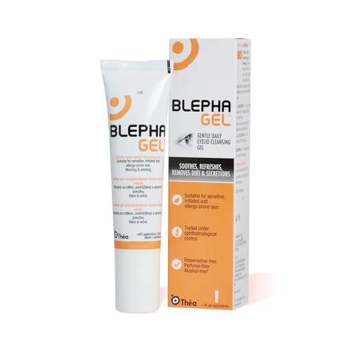 Blephagel Daily Eyelid Cleansing Gel | Gentle Soothing Cleanser for Suitable for Sensitive Eyelids | Preservative-Free & Hypoallergenic Formula | 30g Tube