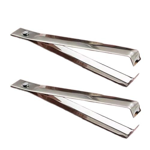 HUIFACAI Pack of 2 Efficient Garlic Peeler Fish Bone Tweezers Set Essential Tools Cooking Utensils for Easy Garlic Preparation