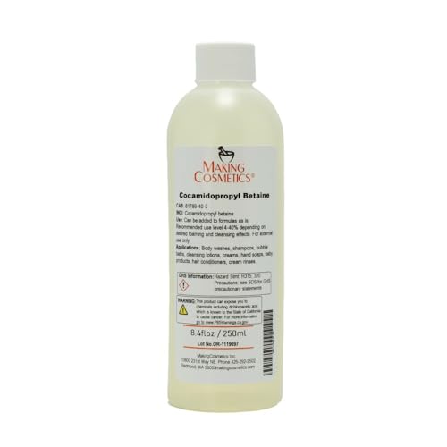 MakingCosmetics - Cocamidopropyl Betaine - 8.4floz / 250ml - Cosmetic Ingredient
