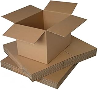 50 x Single Wall 12" x 9" x 6" Inch (30.5 x 22.9 x 15 cm) Cardboard Small Box, Royal Mail Small Parcel Size Mailing Postal Boxes, Durable & Perfect for Any Online Business, Bulk Discount Price