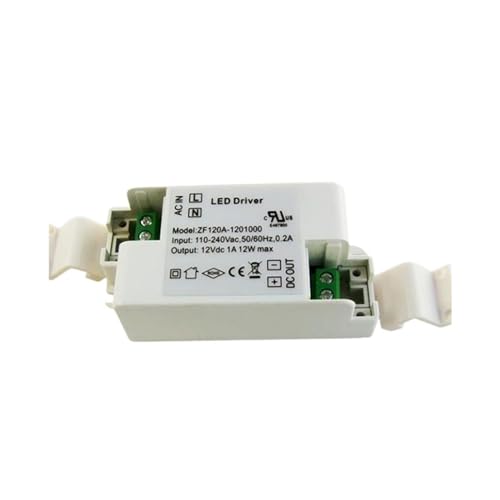 Alimentation LED 12V 1A transformateur 12W compact pour bande lumineuse