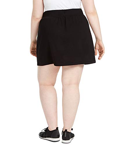 Ideology Womens Plus Fitness Workout Skirt Black 1X #TOP1