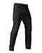 Men's Stretch Tactical Pants,Water Resistant Ripstop Cargo Pants, Lightweight Outdoor Work Hiking Pants with Multi Pockets (No Belt),Black