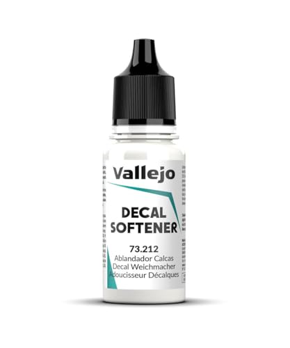 Vallejo - Vallejo Ablandador de Calcas Incoloro 18 ML - Produit de Dilution pour décalcomanies - Idéal pour modélisme et maquettes - Flacon de 18 ML - Série - -66%