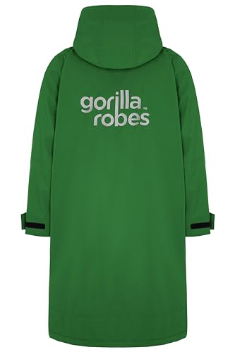 Gorilla Robes Waterproof Changing Robe | Long Sleeve Full-Zip Poncho with Sherpa Fleece Lining, 4 Pockets & Side Zips | Windproof & Oversized for Wild Swimming, Surfing, Camping & Outdoor Sports - Image 6