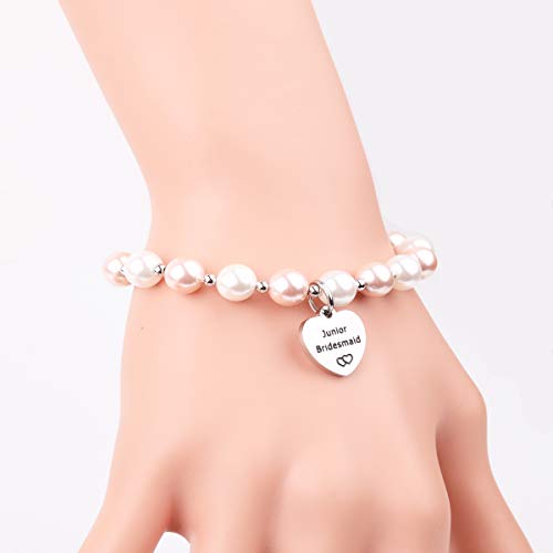 AZFEIYA Junior Bridesmaid Bracelet Wedding Party Gifts Bridesmaid Bracelet Maid of Honot Bracelet Matron of Honor Jewerly Bridal Party Gift Bridesmaid gift3