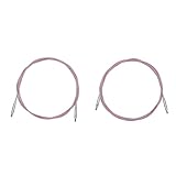 Guclud Interchangeable Cables for Knitting and Tunisian Crochet, 2 Size Set in 5" (13cm) and 10" (25cm)