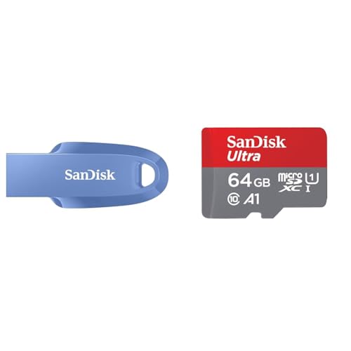 Image of SanDisk Ultra Curve USB 3.2 128GB 100MB /s R Navy Blue