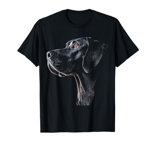 Great Dane Dog Motif Pet Illustrazione Great Dane Maglietta
