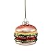 Produktbild BUTLERS Weihnachtskugel Burger (1 Stück) handbemalte Christbaumkugel aus Glas mit Anhänger - Weihnachten, Christbaumschmuck, Weihnachtsdeko, Weihnachtskugeln