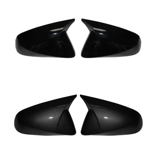 2個 サイドウィング 改造 バックミラーカバーキャップ レクサス NX 200 200t 300 300h RX 200t 330 300 350 450 対応(Carbon fiber pattern)