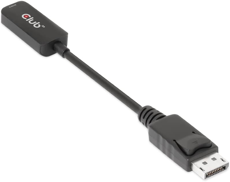 Club 3D CAC-1088 DisplayPort 1.4 to HDMI 4K120Hz/8K60Hz HDR Active Adapter M/F