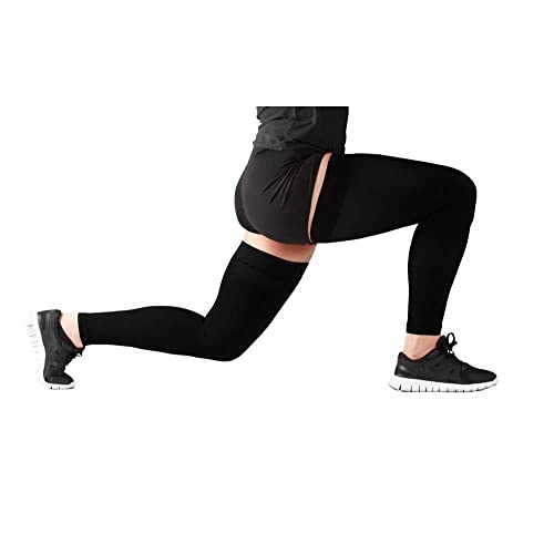 Mojo Compression Socks 3Xl Thigh Leg Sleeves: Graduated Medical Support Hose To Alleviate Pain And Discomfort From Deep Vein Thrombosis - Black Xxxl #TOP6