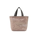 [ アフタヌーンティー リビング ] AfternoonTea LIVING エコバッグ・買い物バッグ HP85 スリットポケット付きロゴバッグSS/ヴェロニカ・ハリム ピンク