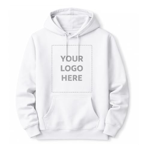 Image of Maydear Custom Hoodie for Men & Women Unisex Pullover Sweatshirt Personalized with Photo, Logo or Text