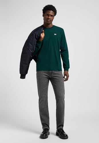 T-Shirt Homme Lee Ls Patch Logo Tee en coton confortable