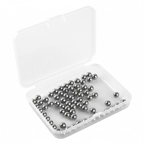 60PCS 8mm 304 Stainless Steel Bearing Balls, G100 Precision Balls - Corrosion Resistant, Smooth Polished Surface for Industrial, DIY, Repair