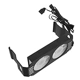 Contrôle intelligent du ventilateur : refroidisseur de mémoire pwm ajuste automatiquement la vitesse du ventilateur en fonction des exigences du système, offrant un refroidissement efficace tout en minimisant la consommation d'énergie, ventilateur de mémoire à lumière argb, ventilateur de dissipateur thermique ram