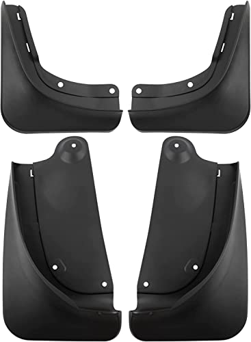 Image of For Tesla Model Y Mud Flaps Splash Guards No Need to Drill Holes 2021 2022 2023 Upgraded (Set of Four) Model Y Fender Mud Guard Accessories