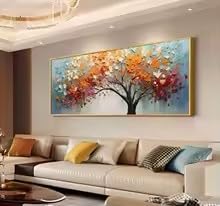 Cuadro de lienzo Árbol de la Vida 20x40cm moderno sin marco 3