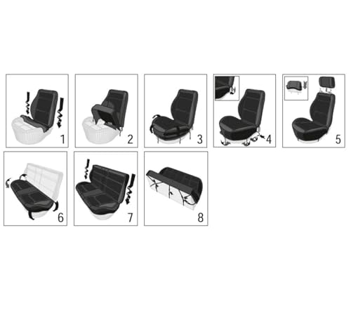 Housses de siège auto universelles et lavables pour une protection complète - 6