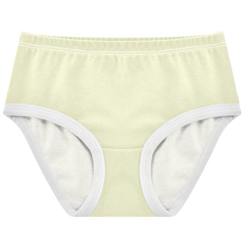 Joisal Light Golden Yellow Girl Panties Cute Girls Underwear Toddlers Cotton Animals Briefs Underpants 2t