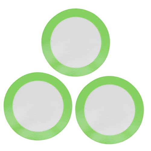 Garneck Esterilla De Silicona Para Hornear 3 Unidades 20 Cm Antideslizante Ideal Para Hornear Barbacoa Revestimiento Para Bandeja