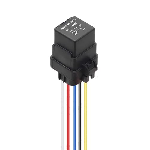Relais automobile 12VDC 40A JD2912-1Z-14VDC étanche à 5 broches avec fils de prise - 4
