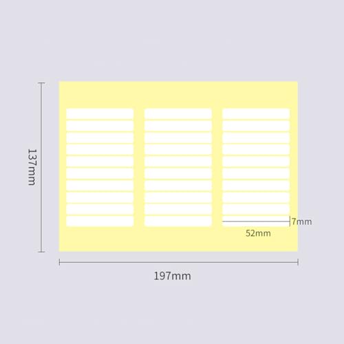 5 Sheets(150 PCS) Nail Art Adhesive Tape Nail Strip Fixing Tape Double Side Nail Art Tape Nail Art Display Tape Nail Art Mounting Tape Nail Tip Display Tape(Clear Tape White Film, 52 x 7mm)
