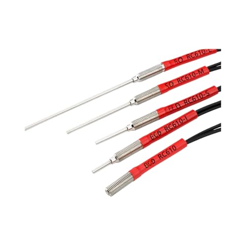 Commutateur photoélectrique fibre optique coaxial M6 réflexion diffuse avec sonde RC610-M