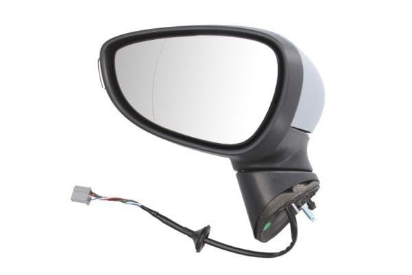 BLIC 5402-04-0304593P Espejo retrovisor térmico izquierda Compatible con FORD Fiesta Mk6 Hatchback CB1, CCN, JA8, JR8 Fiesta Mk6 Furgoneta Fiesta Mk6 Sedán