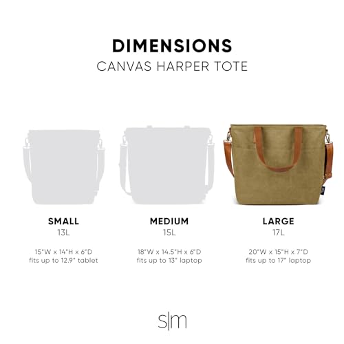 Simple Modern Canvas Tote Bag for Women3