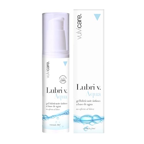 Vulvicare Lubri Aqua Gel Lubricante Íntimo Femenino a Base de Agua 50ml – Suavidad Natural, pH Balanceado y Lubricación Duradera – Fácil de Limpiar