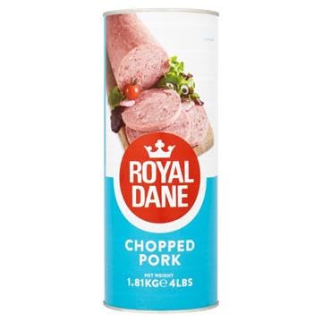 6 x Royal Dane Chopped Pork Trade Pack - 1.81kg Tin