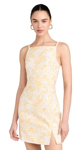 Amanda Uprichard Women's Molly Dress, Electric Yellow, XS at Amazon Women's  Clothing store