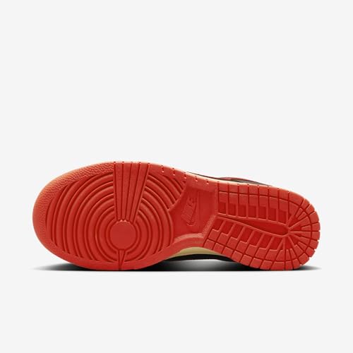 Nike Dunk Low Retro Men's Shoes (HQ3448-262, Light British Tan/Sesame/Cacao Wow/Picante Red)2