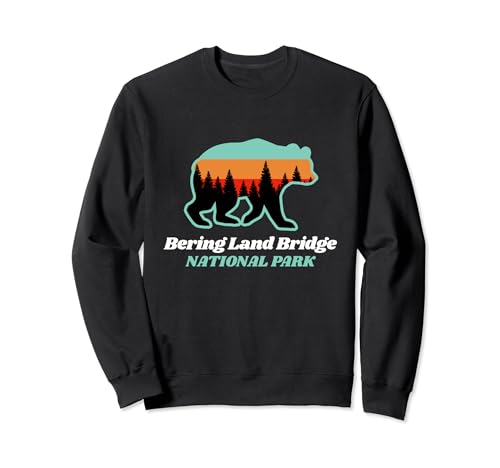 Puente terrestre retro de Bering Parque Nacional Bear Forest Sudadera