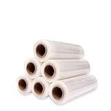  6 Rollen Stretchfolie Palettenfolie Verpackungsfolie Umzugsfolie 23 my ca.1,5 kg/Pro Rolle Transparent
