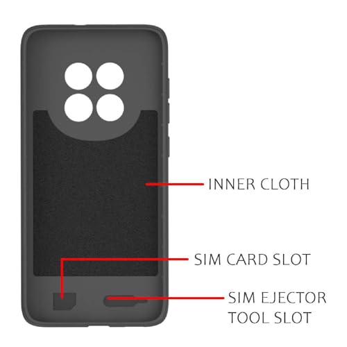 Image of Shockproof Case for Oppo F29 Pro 5G | Full Camera Protection | TPU Flexible Back Cover for Oppo F29 Pro 5G (Graphite Grey)