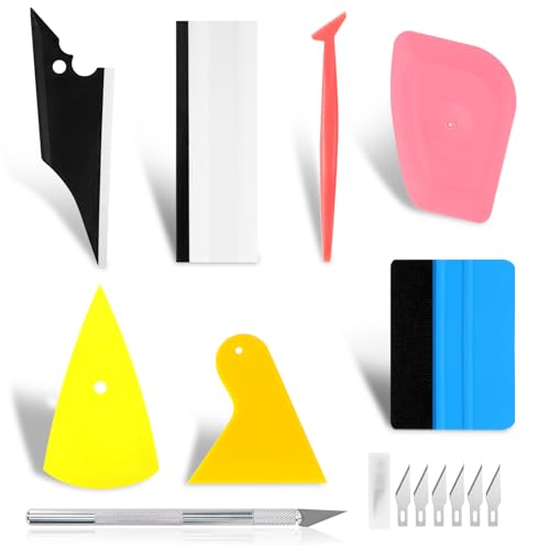 REGUICORP 8 PCS Car Window Tint Tools Kit,...