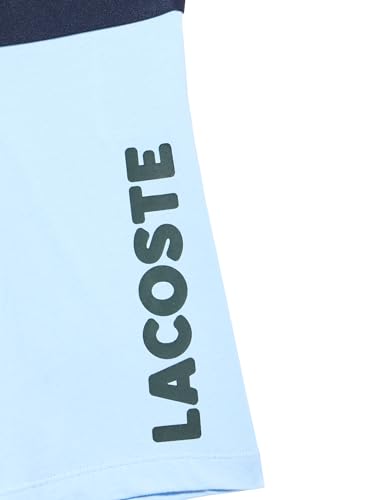 Lacoste Men's Cotton Stretch Big Croc Print Boxer Briefs, 3-Pack, Blue/Dark Green/Navy Blue, X-Small2