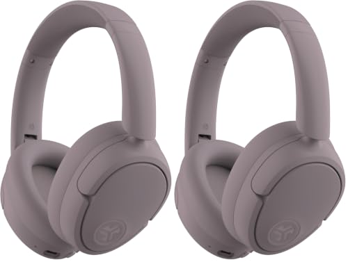 Image of JLab JBuds Lux ANC, Over Ear Headphones, Active Noise Cancelling, Bluetooth, Mauve (Pack of 2)