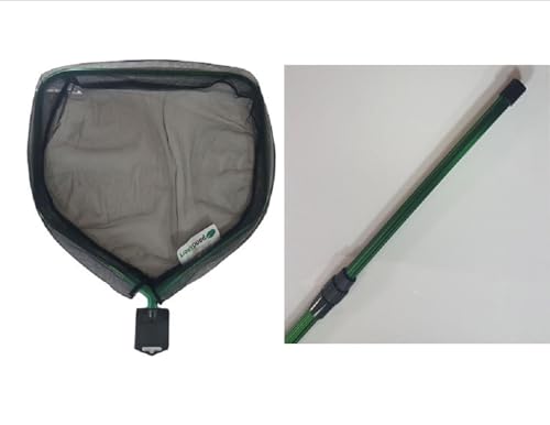 PondXpert Net System Algae Skimming Net Head 16'' (40cm) Diameter & Telescoping Pole, Extends to 5'9