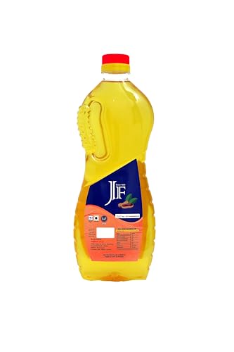 Image of J.F GOLD Pure Filtered Groundnut Oil � 1 Litre | Heart-Healthy & Natural Cooking Oil | High Smoke Point | Cholesterol-Free | Edible Peanut Oil for All Cooking Needs