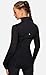 QUEENIEKE Women's Sports Jacket Slim Fit Running Jacket Cottony-Soft Handfeel Size S Color Black Pro
