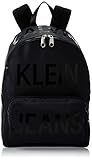 sportuitlaat w202  Calvin Klein Herren Coated Logo Campus Bp 40 Rucksack Schwarz (Ultimate Black)