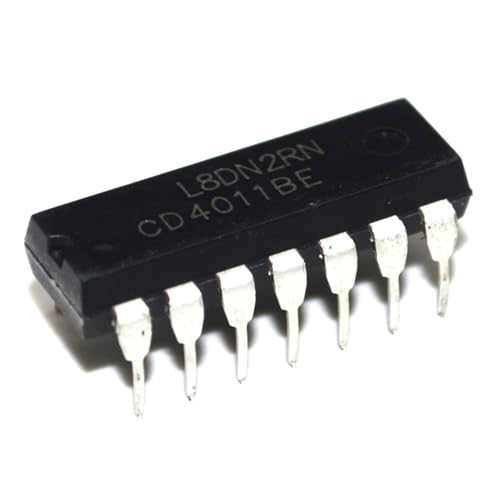 CD4011BE DIP14 lot de 10 pièces de circuit intégré logique CMOS quadruple NAND 2 entrées