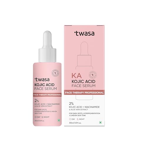Twasa 2% Kojic Acid Face Serum 30ml with Niacinamide | Reduces Dark Spots, Pigmentation & Blemishes | Anti-pigmentation Face Serum For Men & Women | Everyday Face Bright Serum